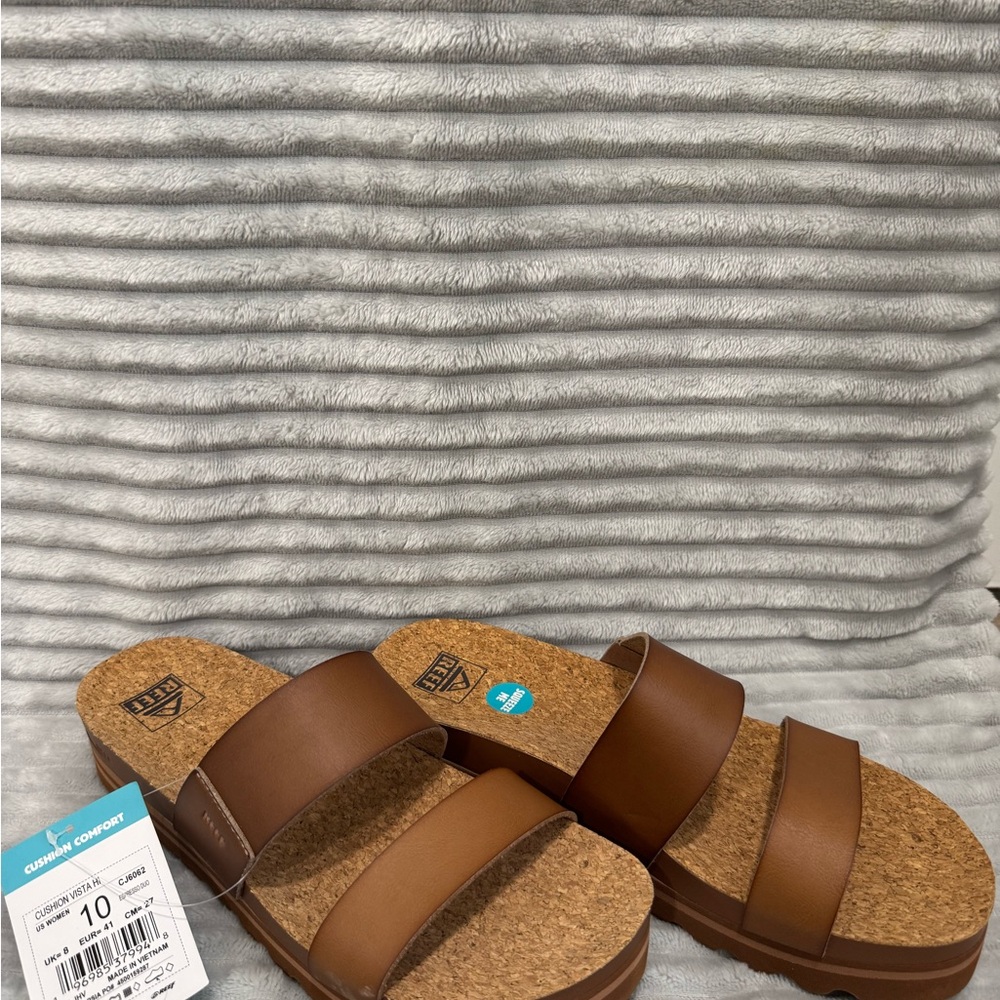 Reef Cushion Vista Hi Women's Brown Sandals